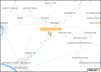 map of Voronovka