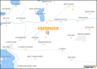 map of Voronovka