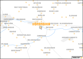 map of Voronovka