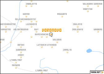 map of Voronovo