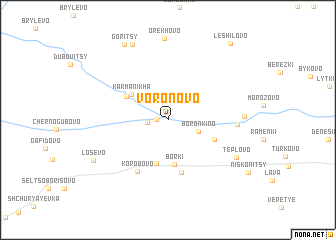 map of Voronovo