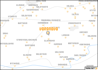 map of Voronovo