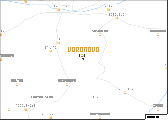 map of Voronovo