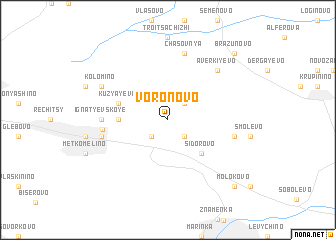 map of Voronovo