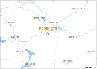 map of Voronoye