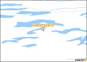 map of Voronskaya