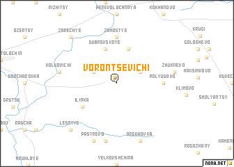 map of Vorontsevichi