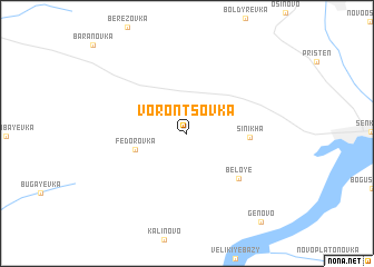 map of Vorontsovka