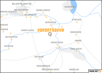 map of Vorontsovka