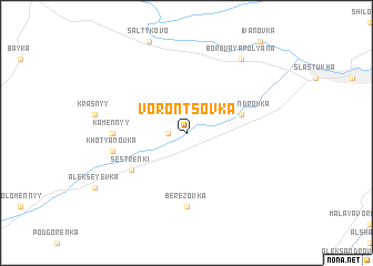 map of Vorontsovka