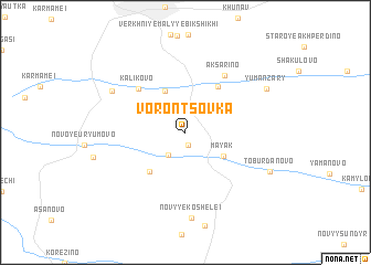 map of Vorontsovka