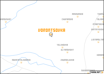 map of Vorontsovka