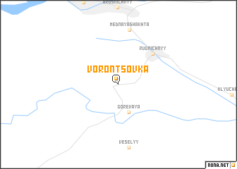 map of Vorontsovka
