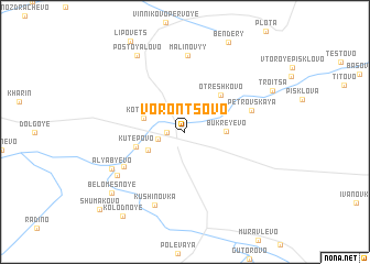 map of Vorontsovo