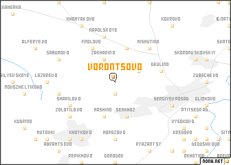 map of Vorontsovo