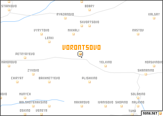 map of Vorontsovo