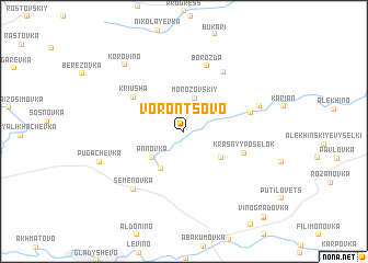 map of Vorontsovo