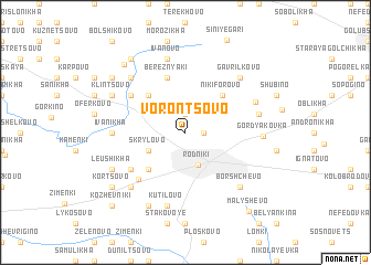 map of Vorontsovo