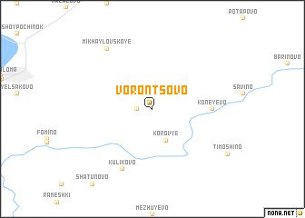 map of Vorontsovo