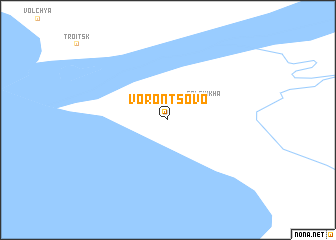 map of Vorontsovo