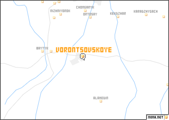 map of Vorontsovskoye