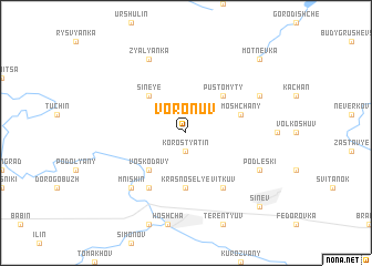 map of Voronuv