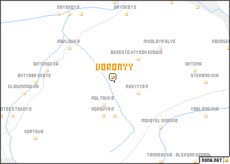 map of Voronyy