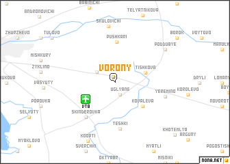 map of Vorony