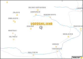 map of Voroshilikha