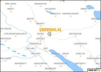 map of Voroshilki