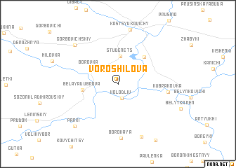 map of Voroshilova