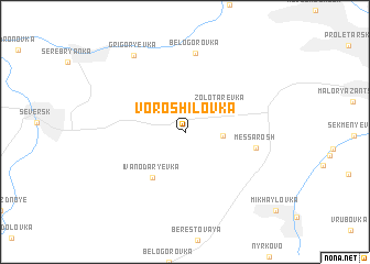 map of Voroshilovka