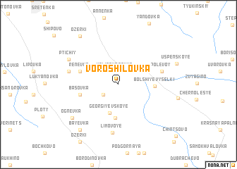 map of Voroshilovka