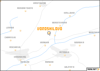 map of Voroshilovo