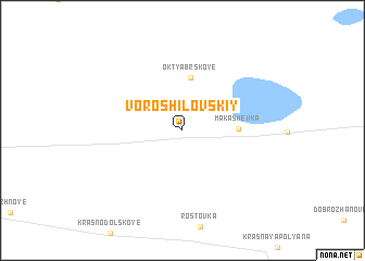 map of Voroshilovskiy