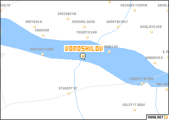 map of Voroshilov