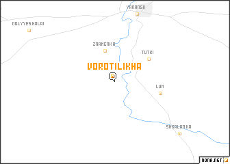 map of Vorotilikha