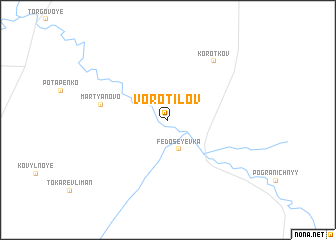 map of Vorotilov