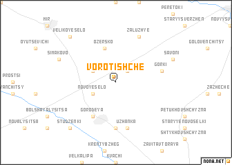 map of Vorotishche