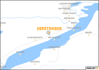 map of Vorotnikovo