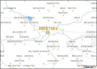 map of Vorotsev