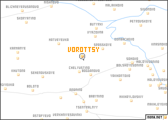 map of Vorottsy