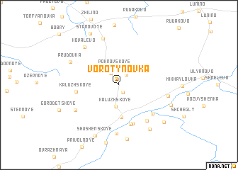 map of Vorotynovka