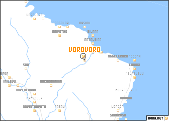 map of Vorovoro