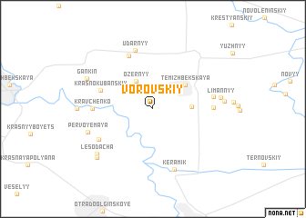 map of Vorovskiy