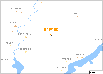 map of Vorsha