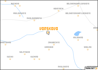 map of Vorskovo