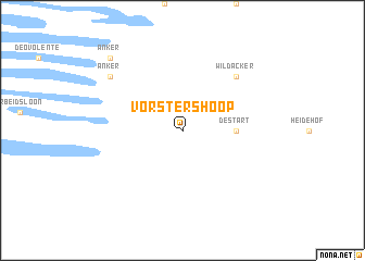 map of Vorstershoop