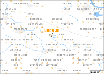 map of Vorsum