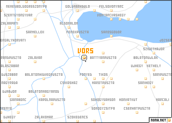 map of Vörs